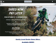 Tablet Screenshot of chainreactionbicycles.ca